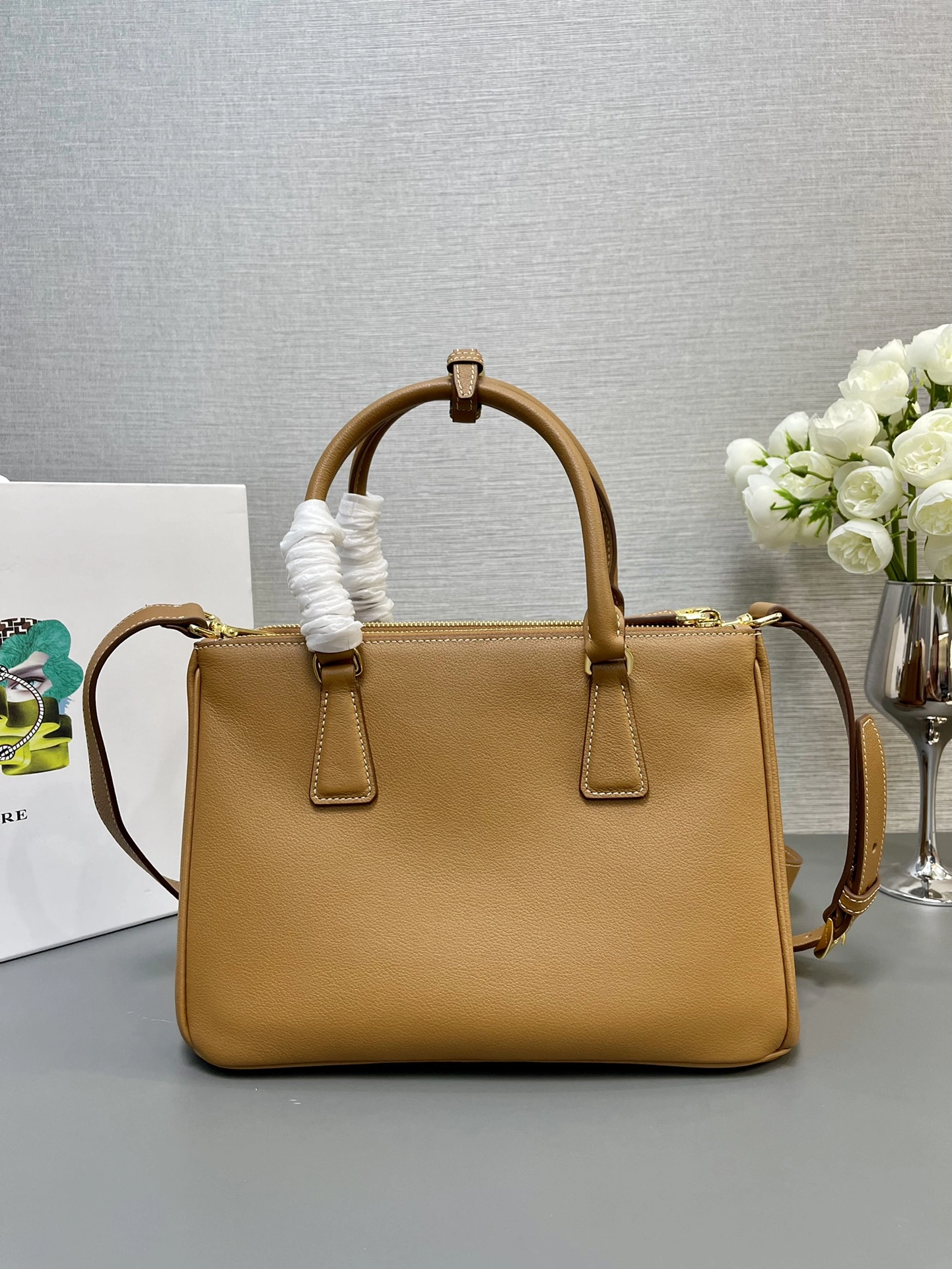 Tailored Prada Top Handle Bags 71653