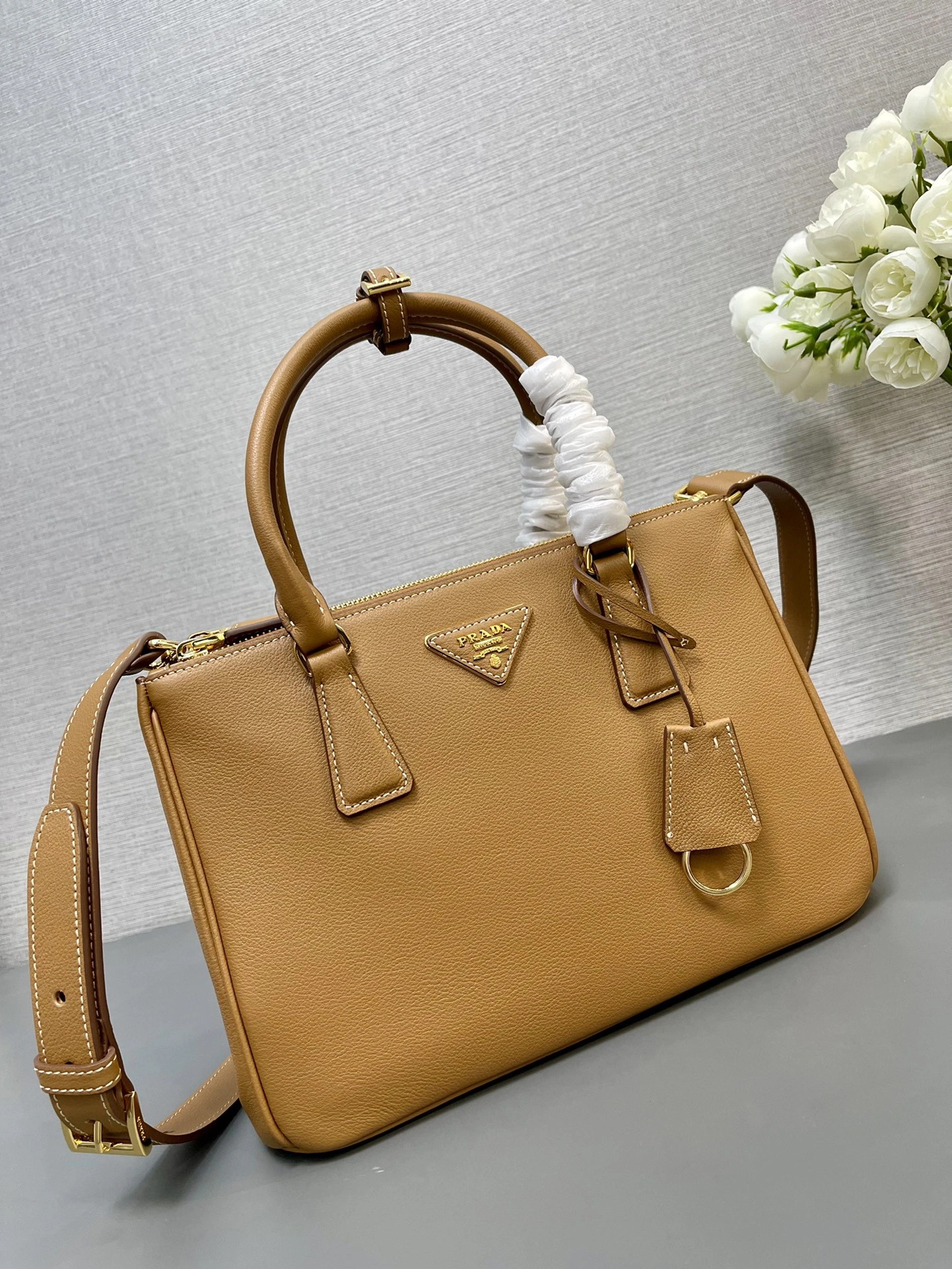 Tailored Prada Top Handle Bags 71653