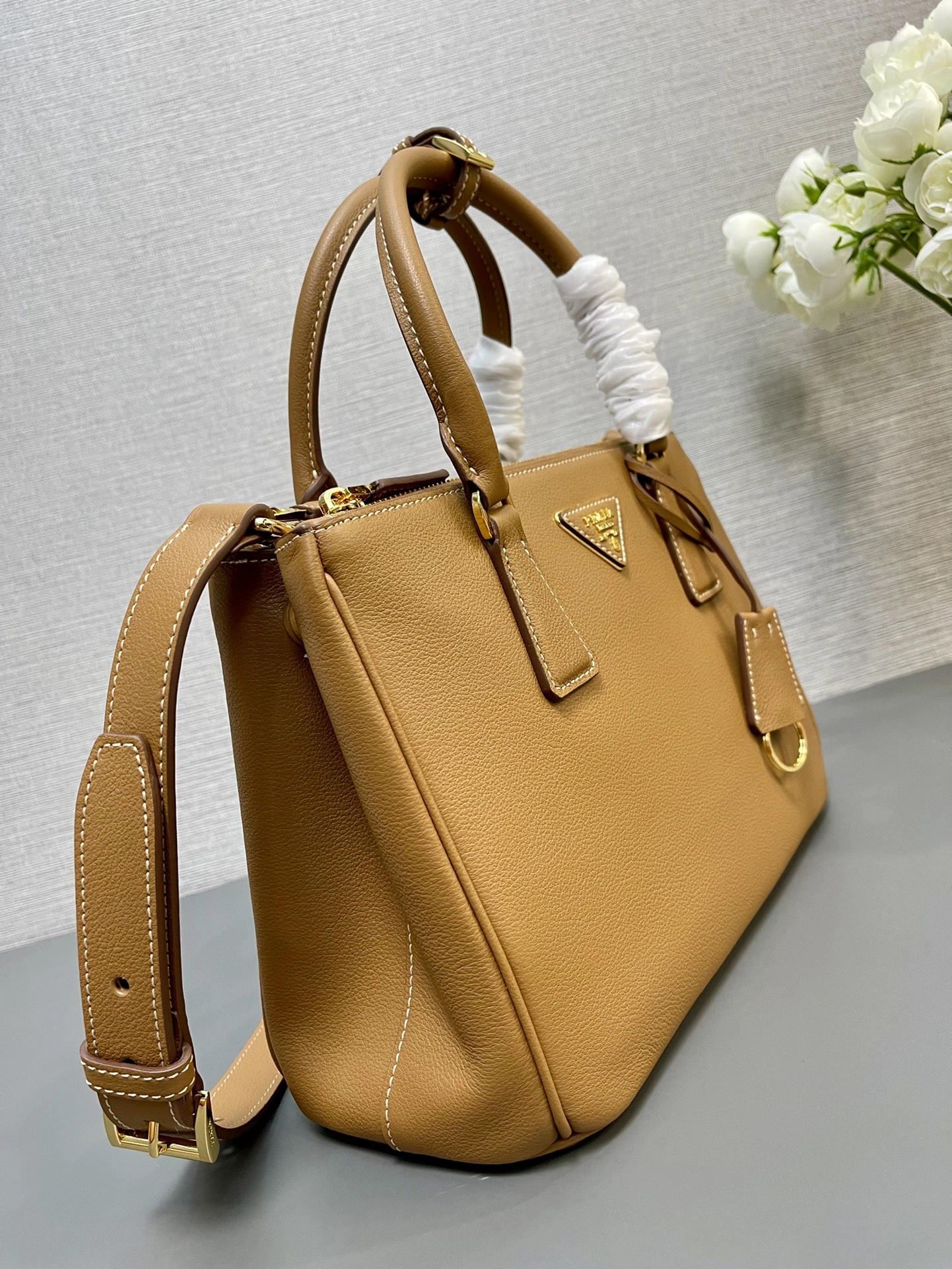 Tailored Prada Top Handle Bags 71653
