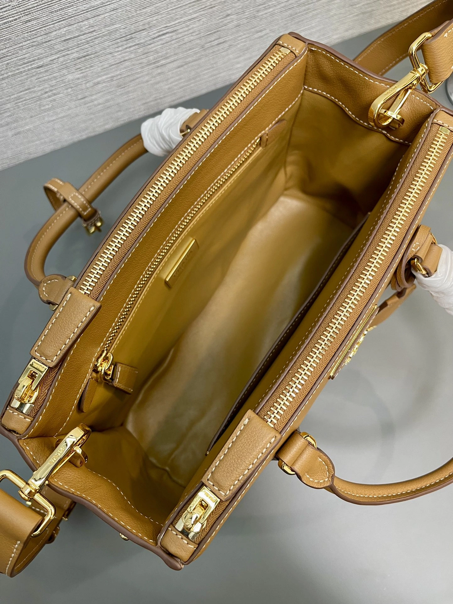 Tailored Prada Top Handle Bags 71653