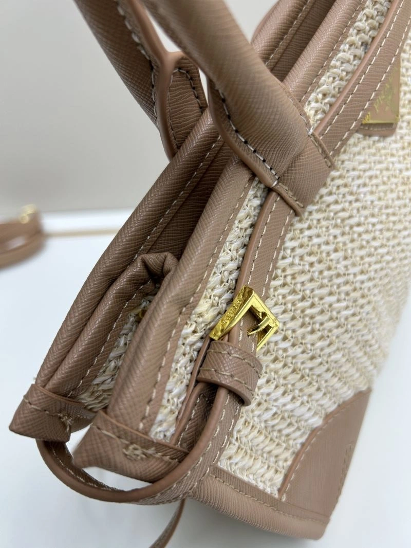 Prada Top Handle Bags Breathable 82596