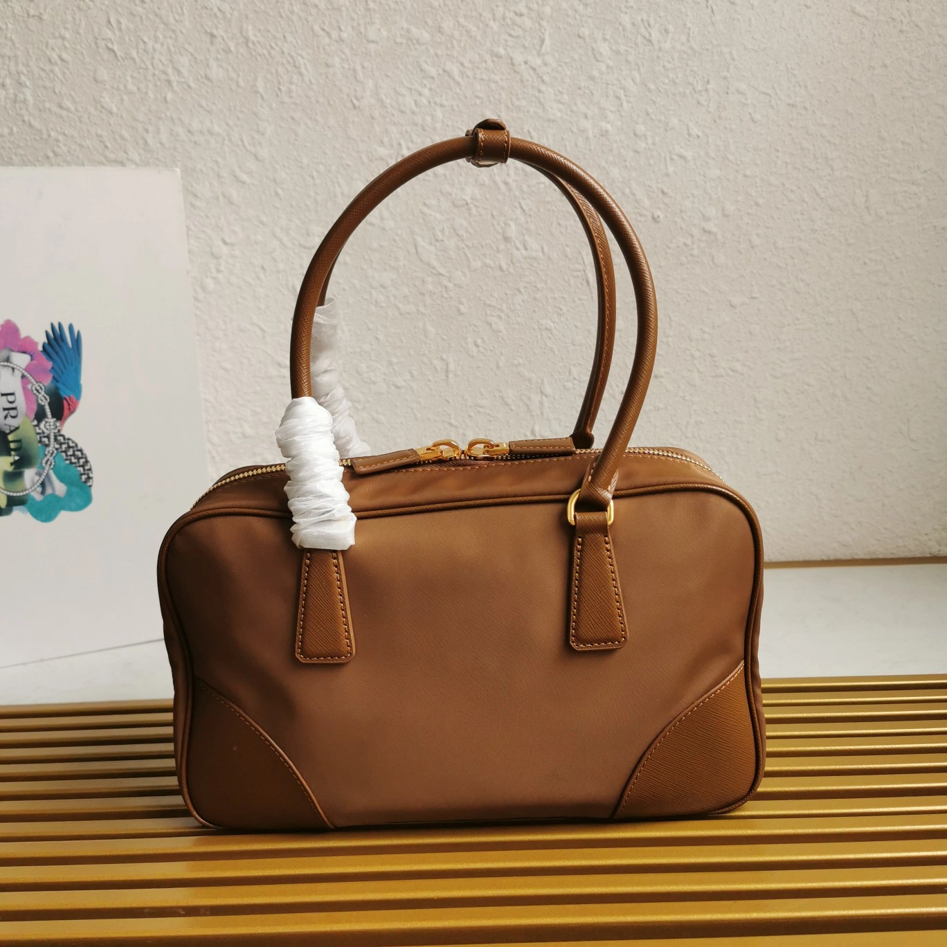 Casual Prada Top Handle Bags 71520