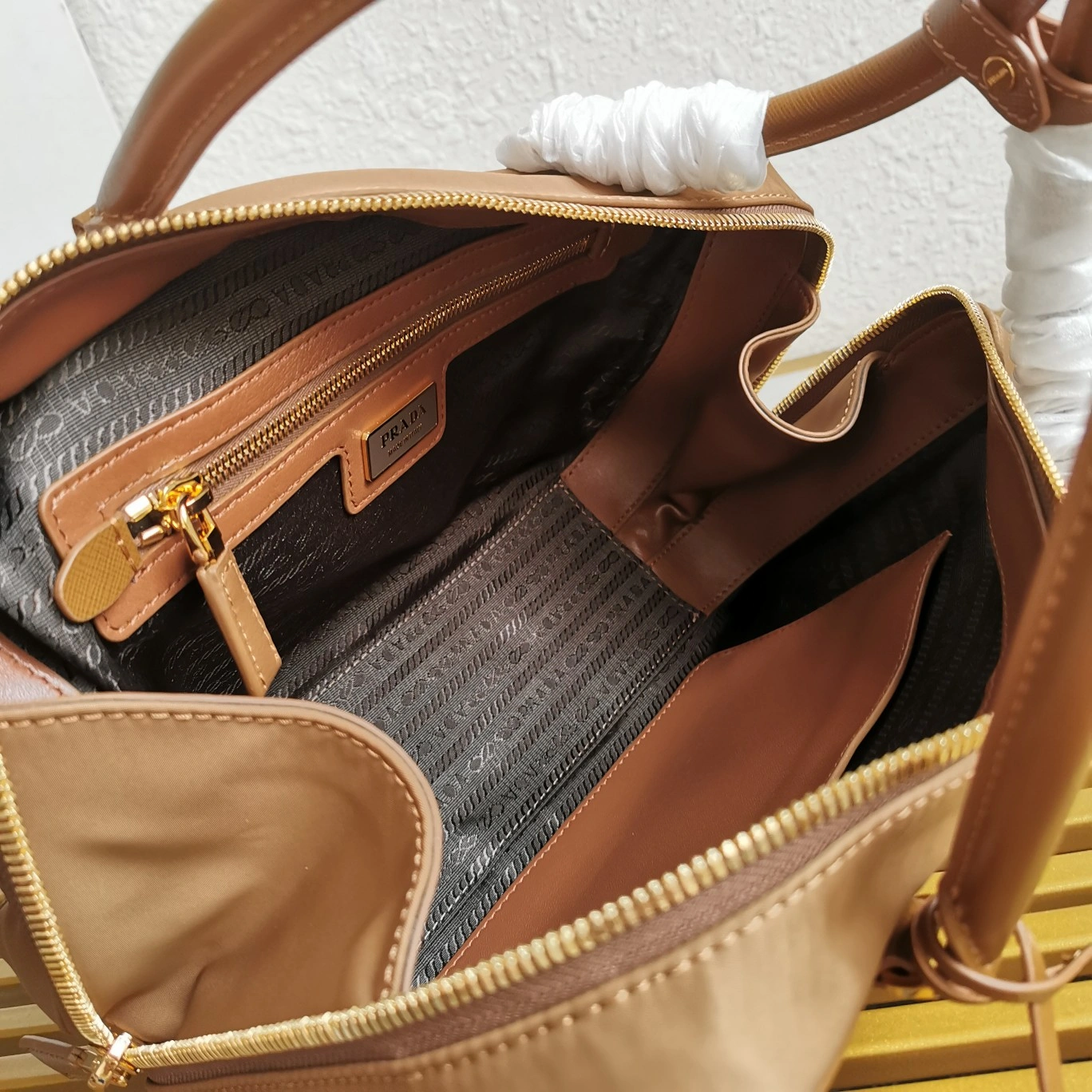 Casual Prada Top Handle Bags 71520