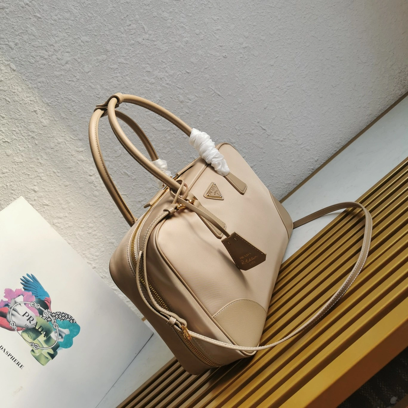 Durable Prada Top Handle Bags 71531