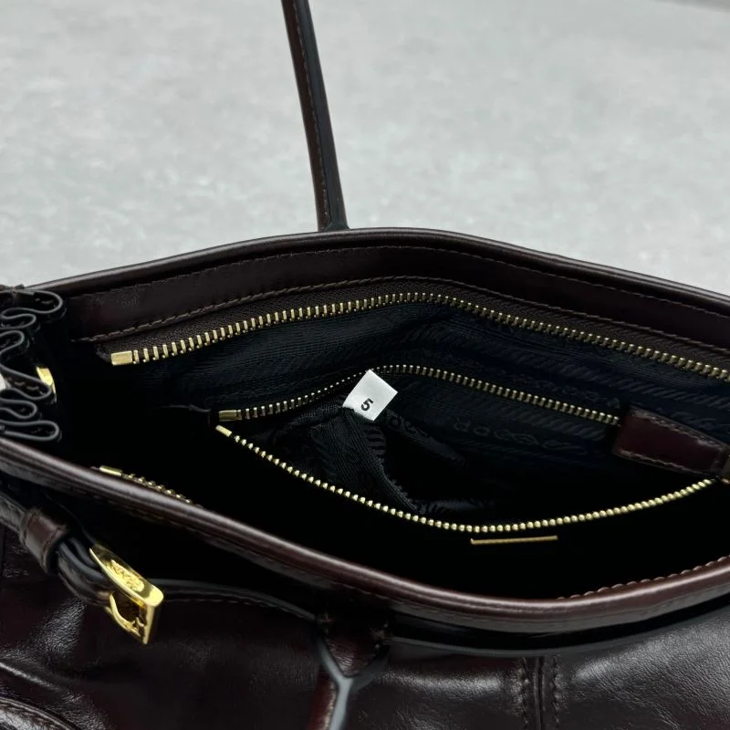 Prada Top Handle Bags ZipUp 55622