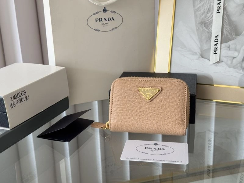 Prada Wallets Purse ZipUp 65943
