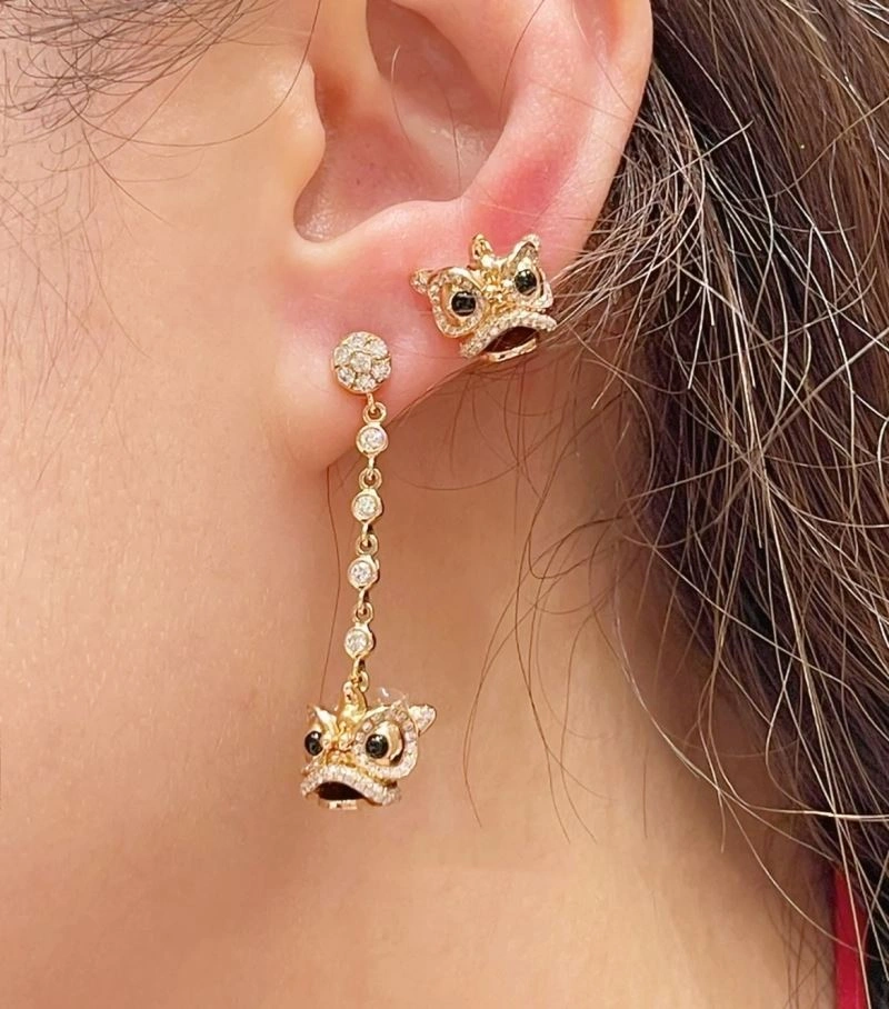 Qeelin Earrings Practical 211721