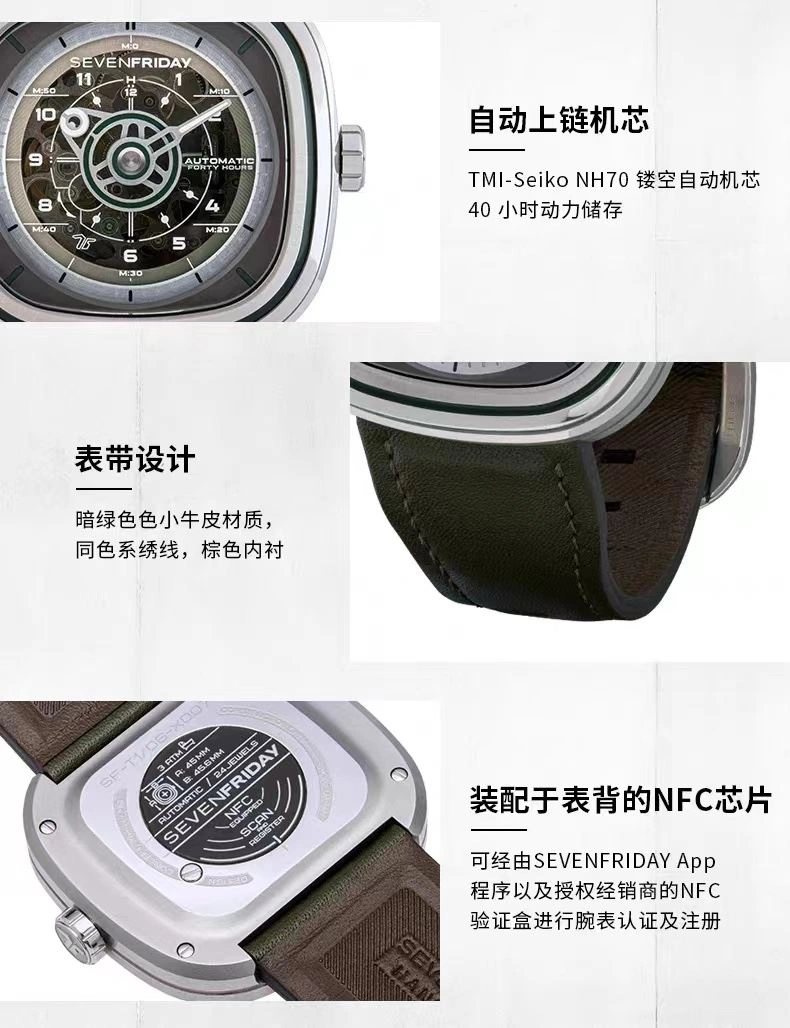 WrinkleFree SEVENFRIDAY Watches 202833