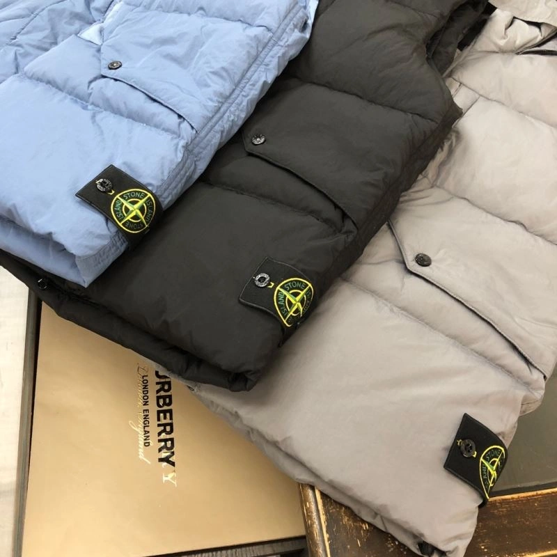 Stone Island Down Jackets ZipUp 172981