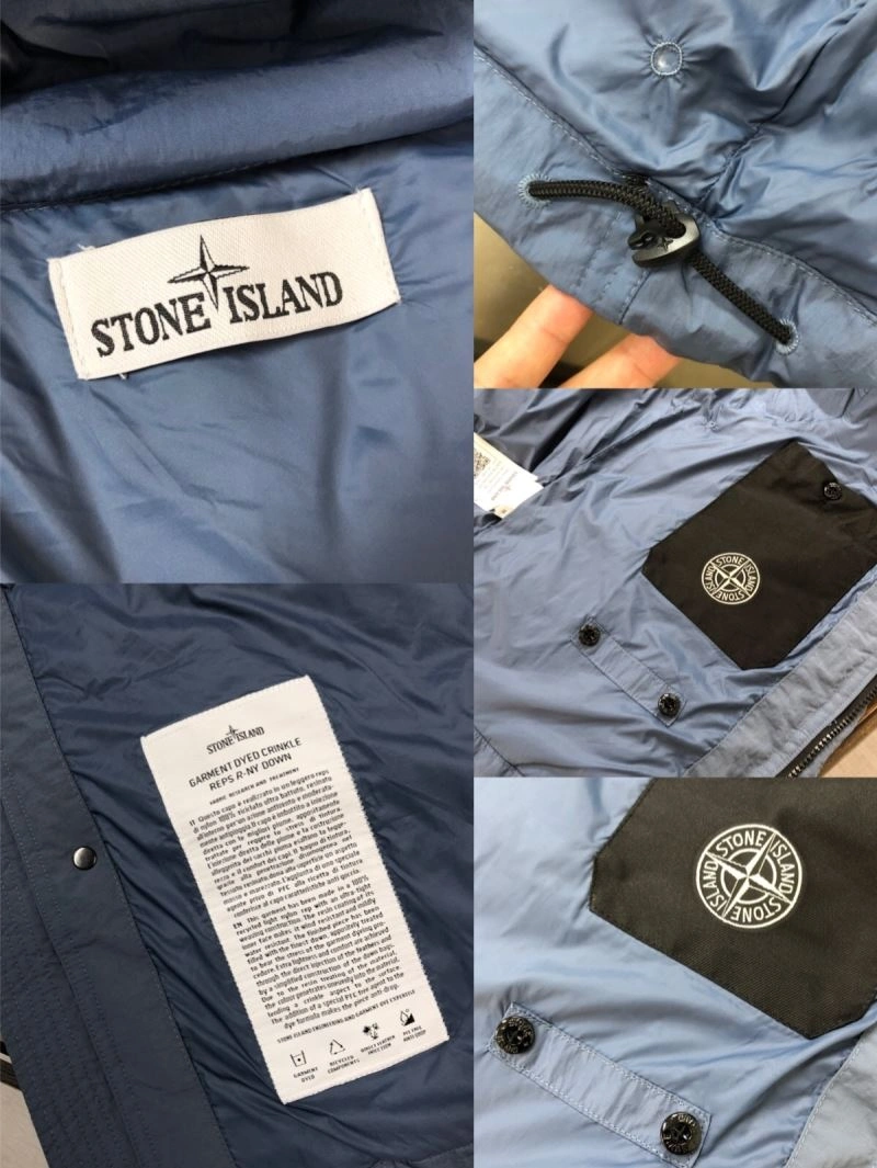 Stone Island Down Jackets ZipUp 172981