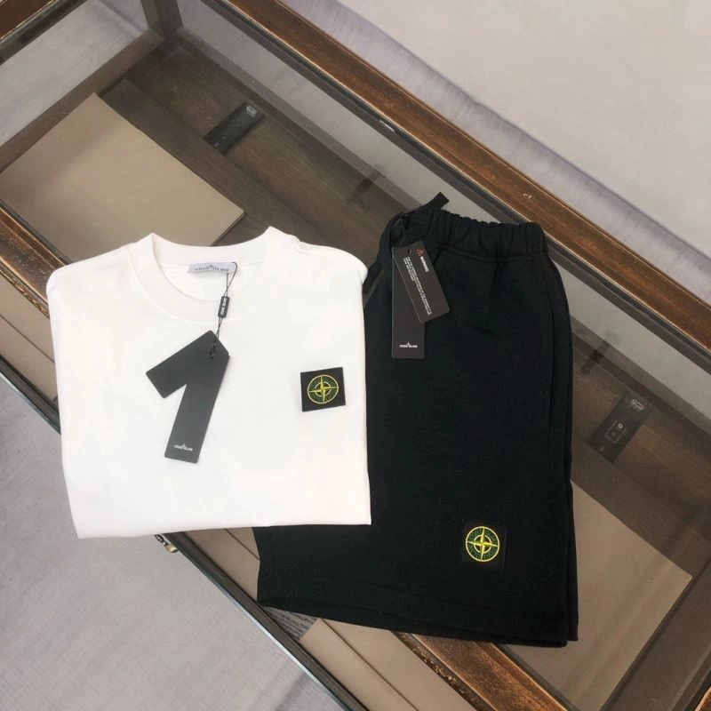 Comfortable Stone Island Short Suits 172909