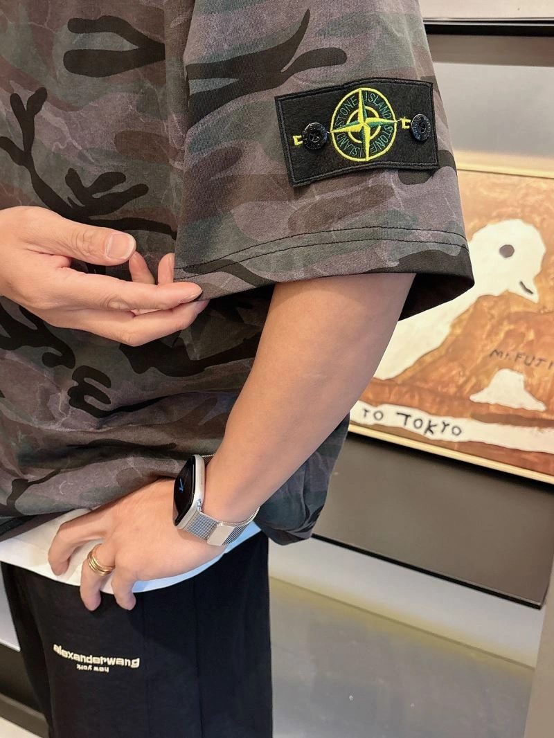 Stone Island T-Shirts Breathable 172792