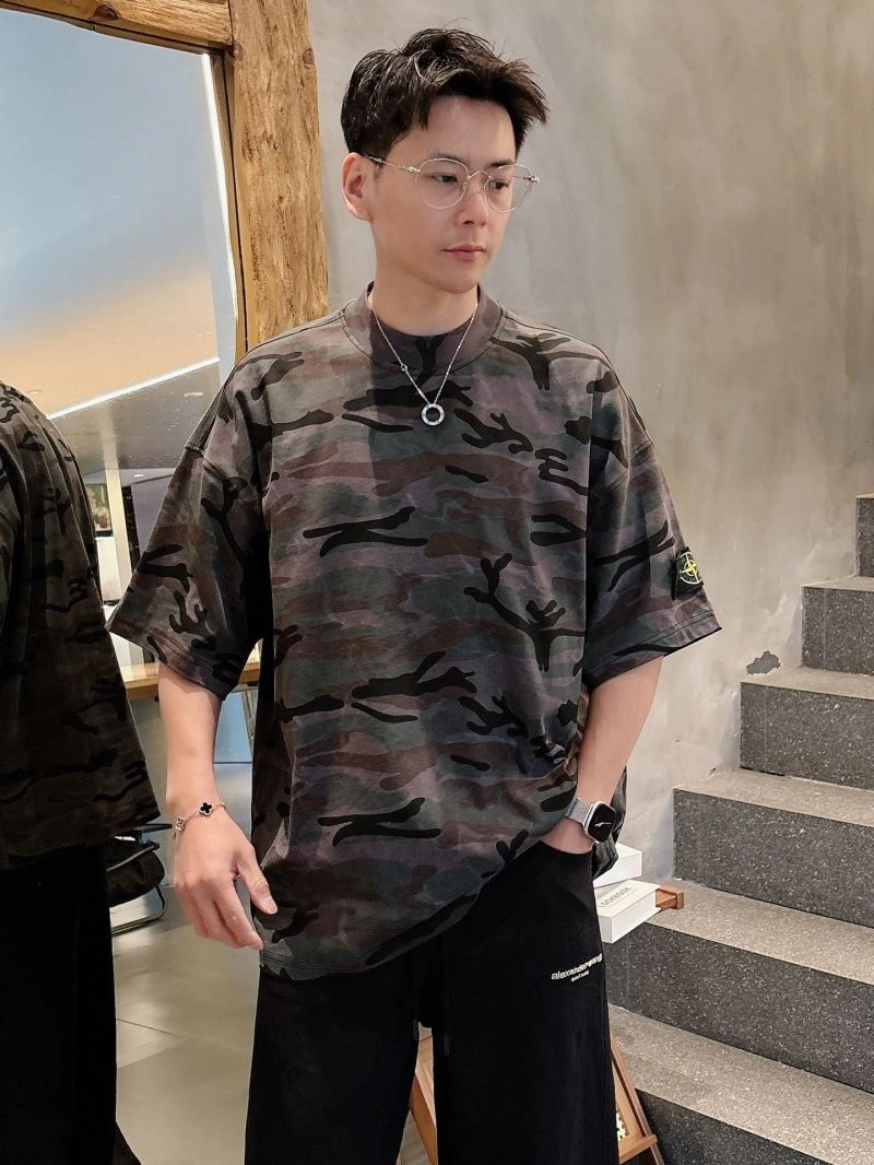 Stone Island T-Shirts Breathable 172792