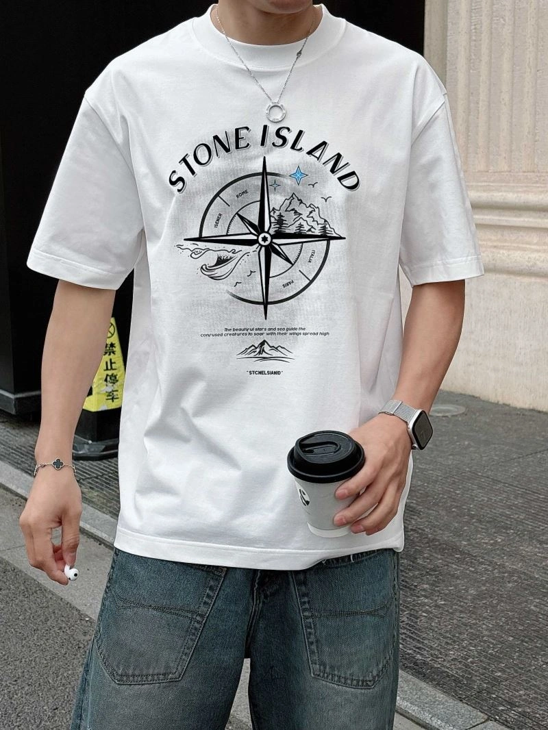Stone Island T-Shirts Trendsetting 172801