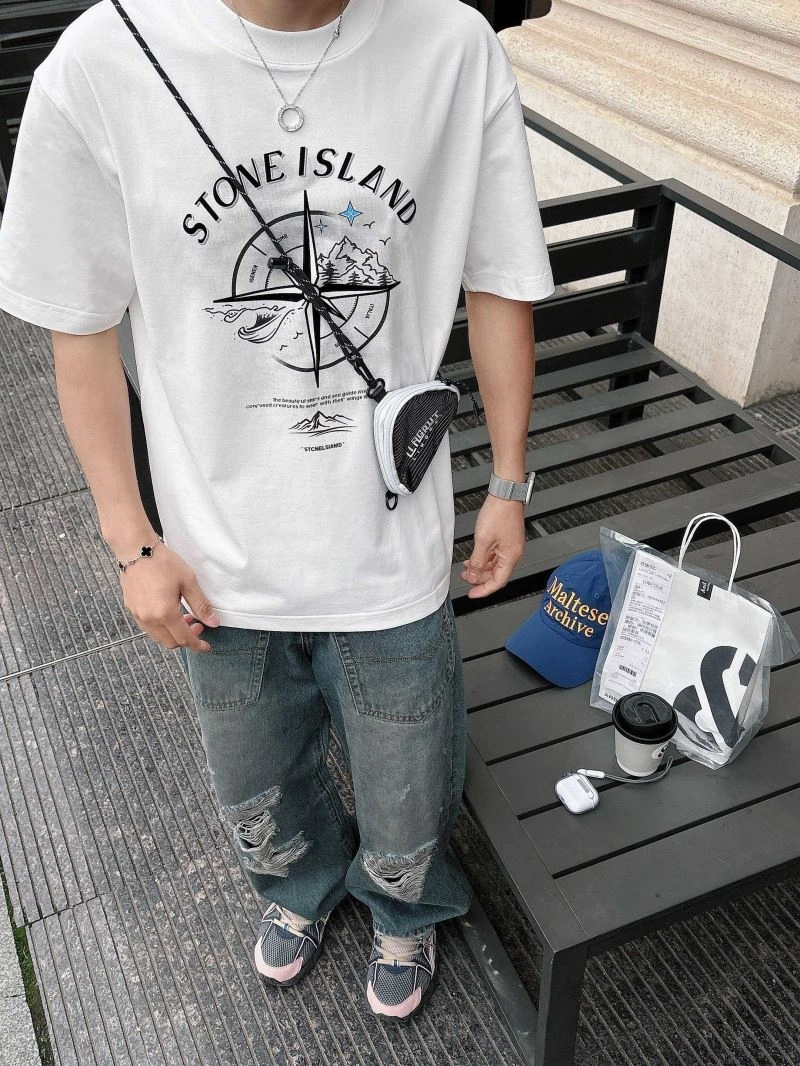 Stone Island T-Shirts Trendsetting 172801