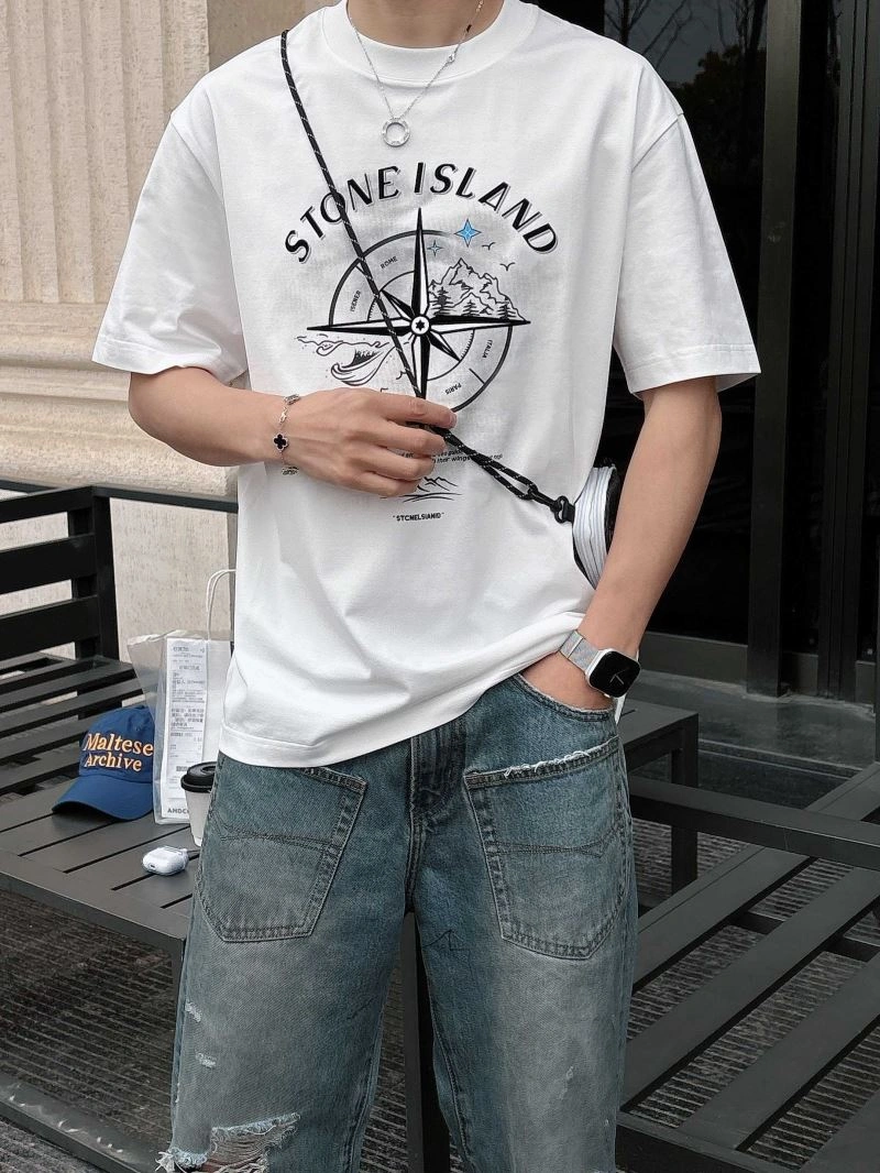 Stone Island T-Shirts Trendsetting 172801