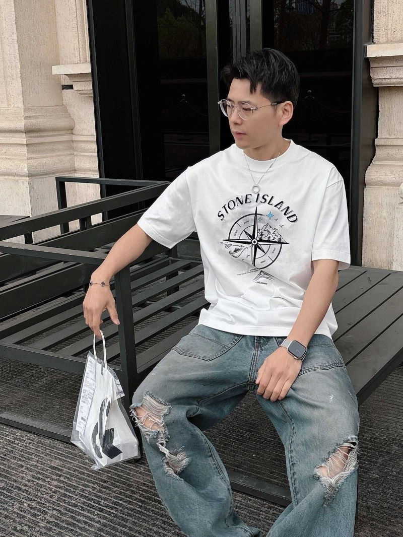 Stone Island T-Shirts Trendsetting 172801