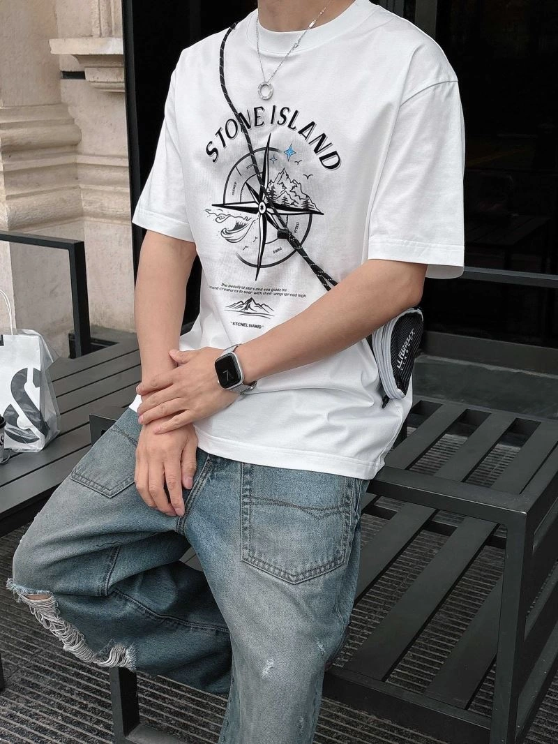 Stone Island T-Shirts Trendsetting 172801