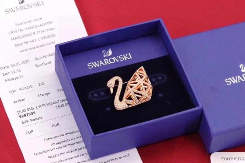 Sleek Swarovski Brooches 251802