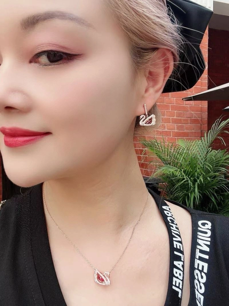 Minimalist Swarovski Earrings 252121