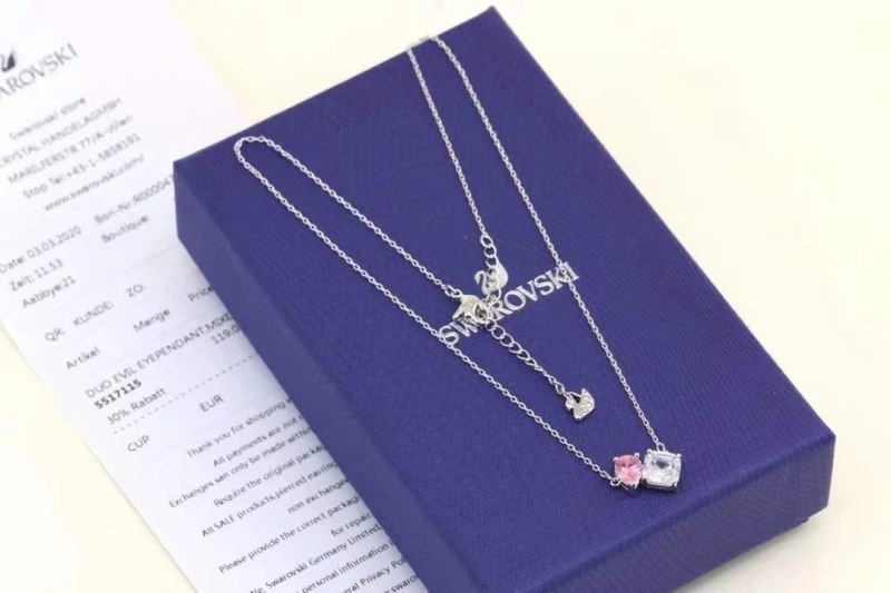 Minimalist Swarovski Necklaces 252030