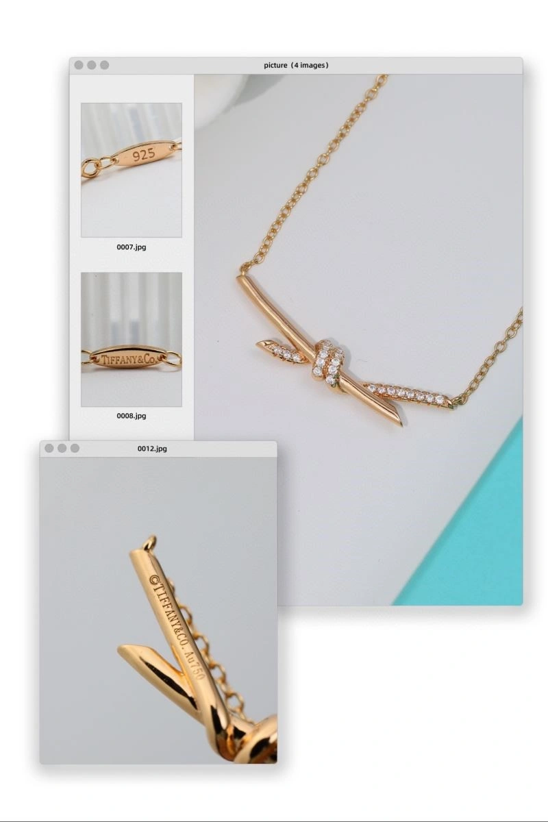 Compact Tiffany Necklaces 252709