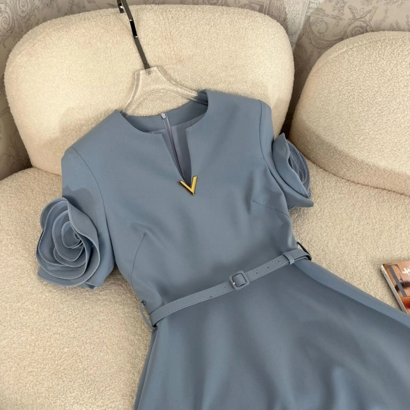 Unclassified Brand Dress Stretchable 152166