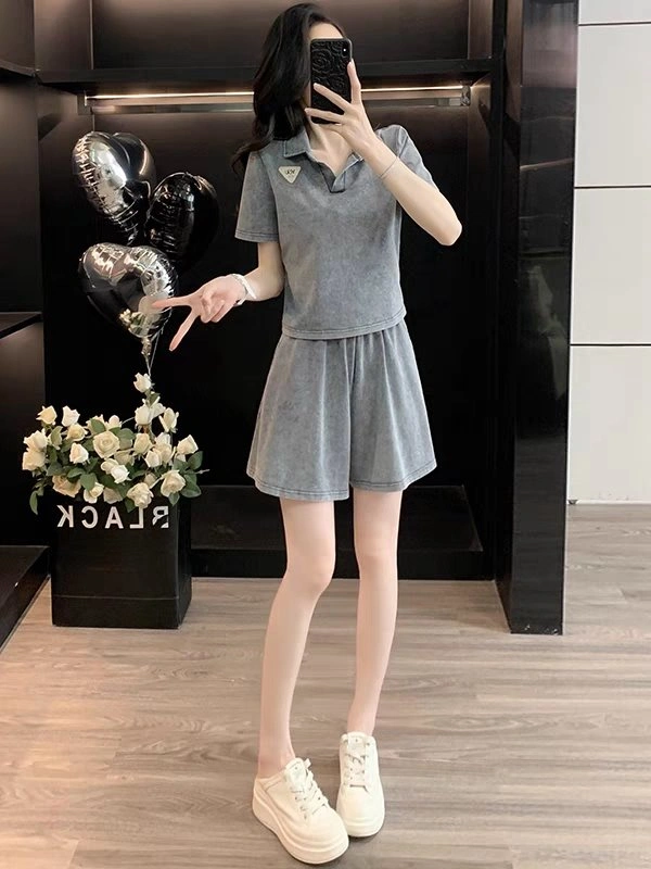 Unclassified Brand Short Suits Trendy 153570