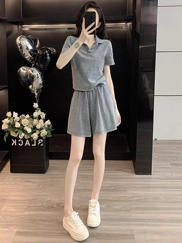 Unclassified Brand Short Suits Trendy 153570