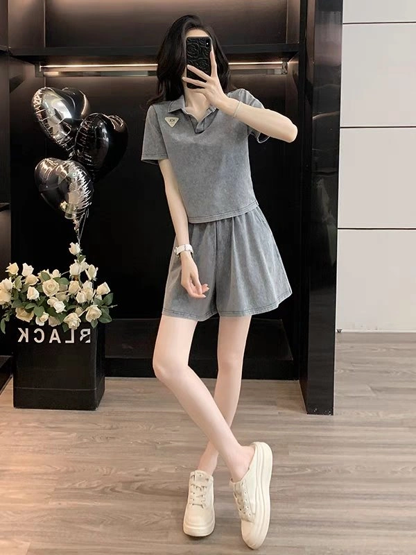 Unclassified Brand Short Suits Trendy 153570