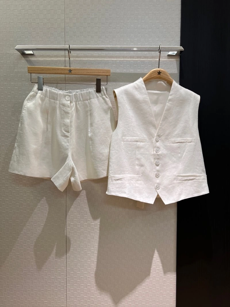 Sporty Unclassified Brand Short Suits 153548