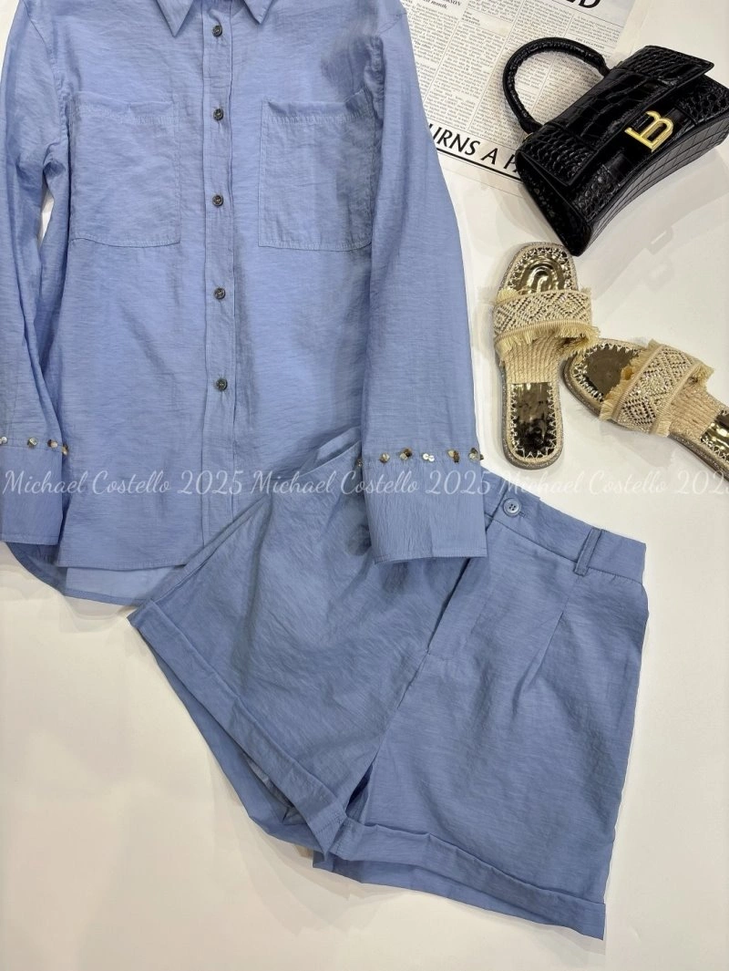 Breathable Unclassified Brand Short Suits 152564