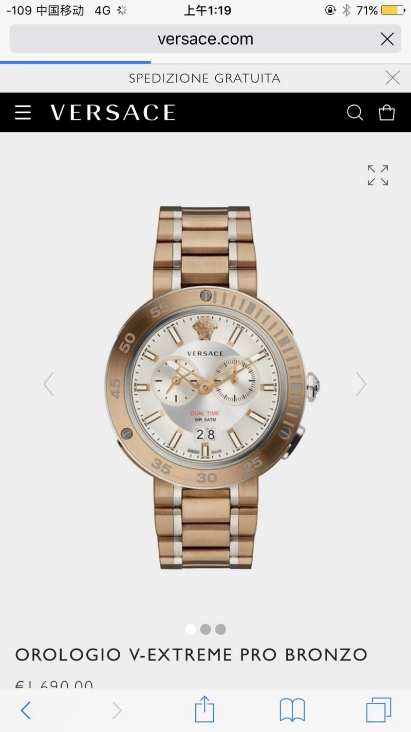 VERSACE Watches Affordable 206966