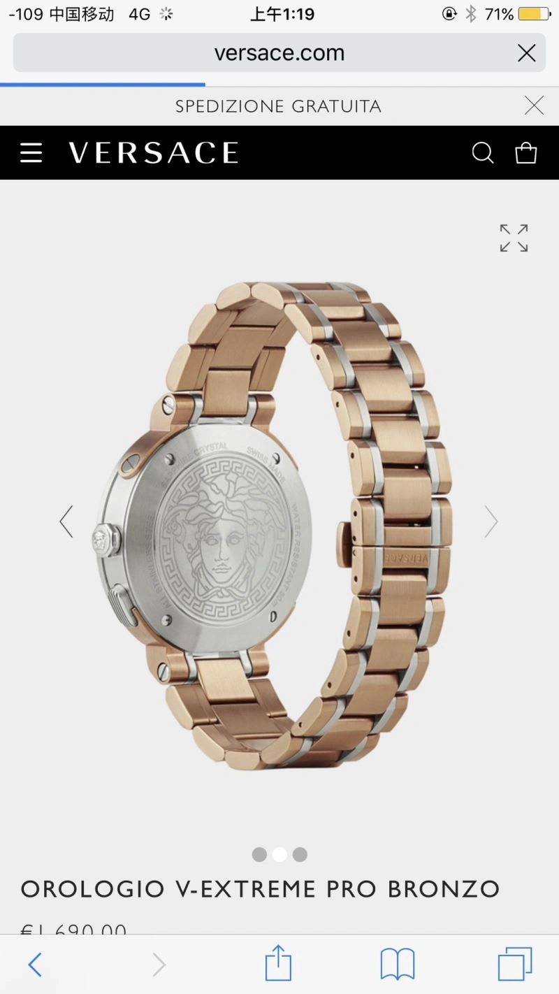 VERSACE Watches Affordable 206966
