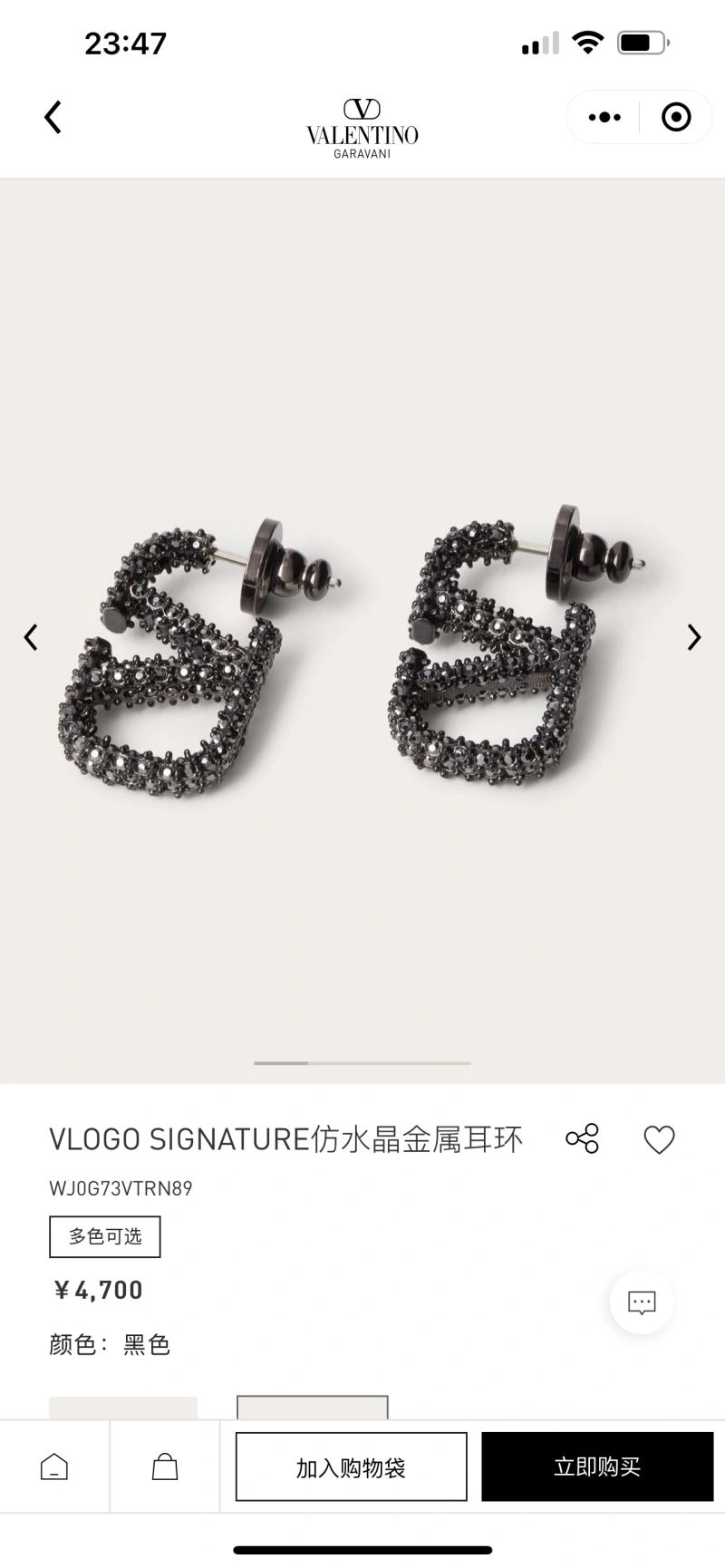 Valentino Earrings QuickDry 212815