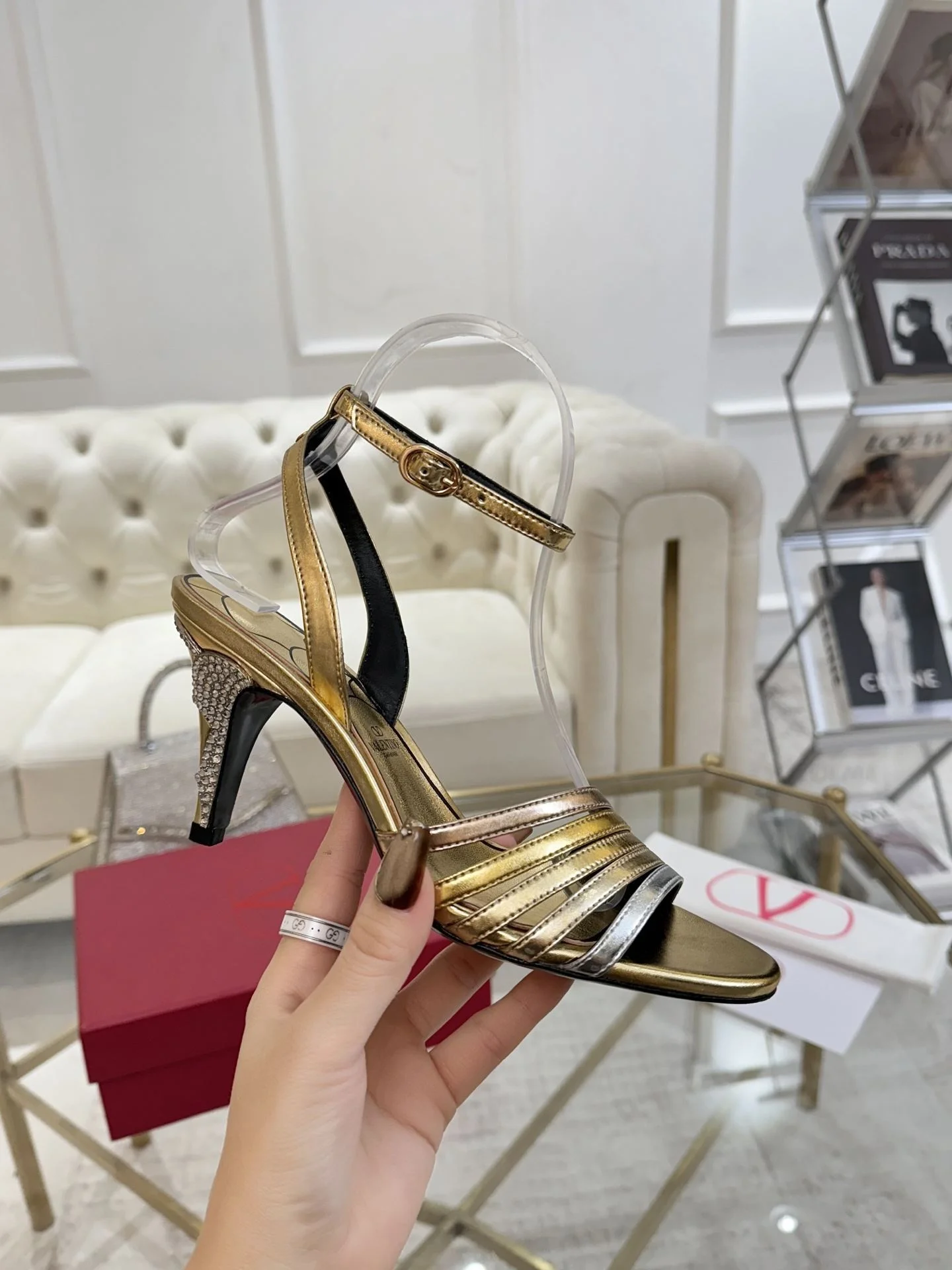 ZipUp Valentino Sandals 36070