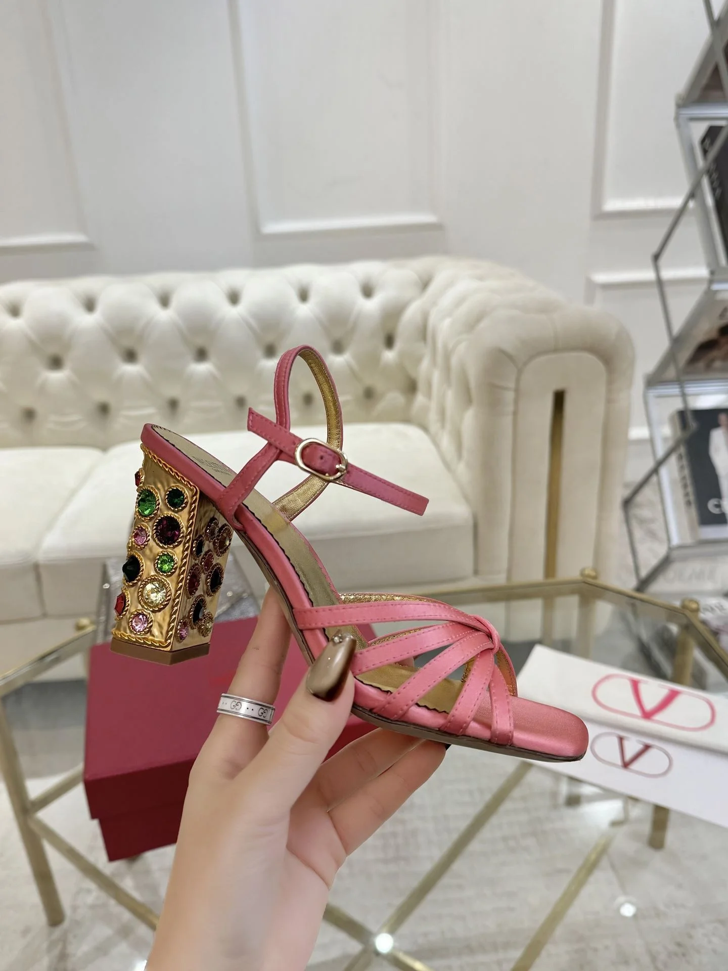 Valentino Sandals OdorResistant 36066