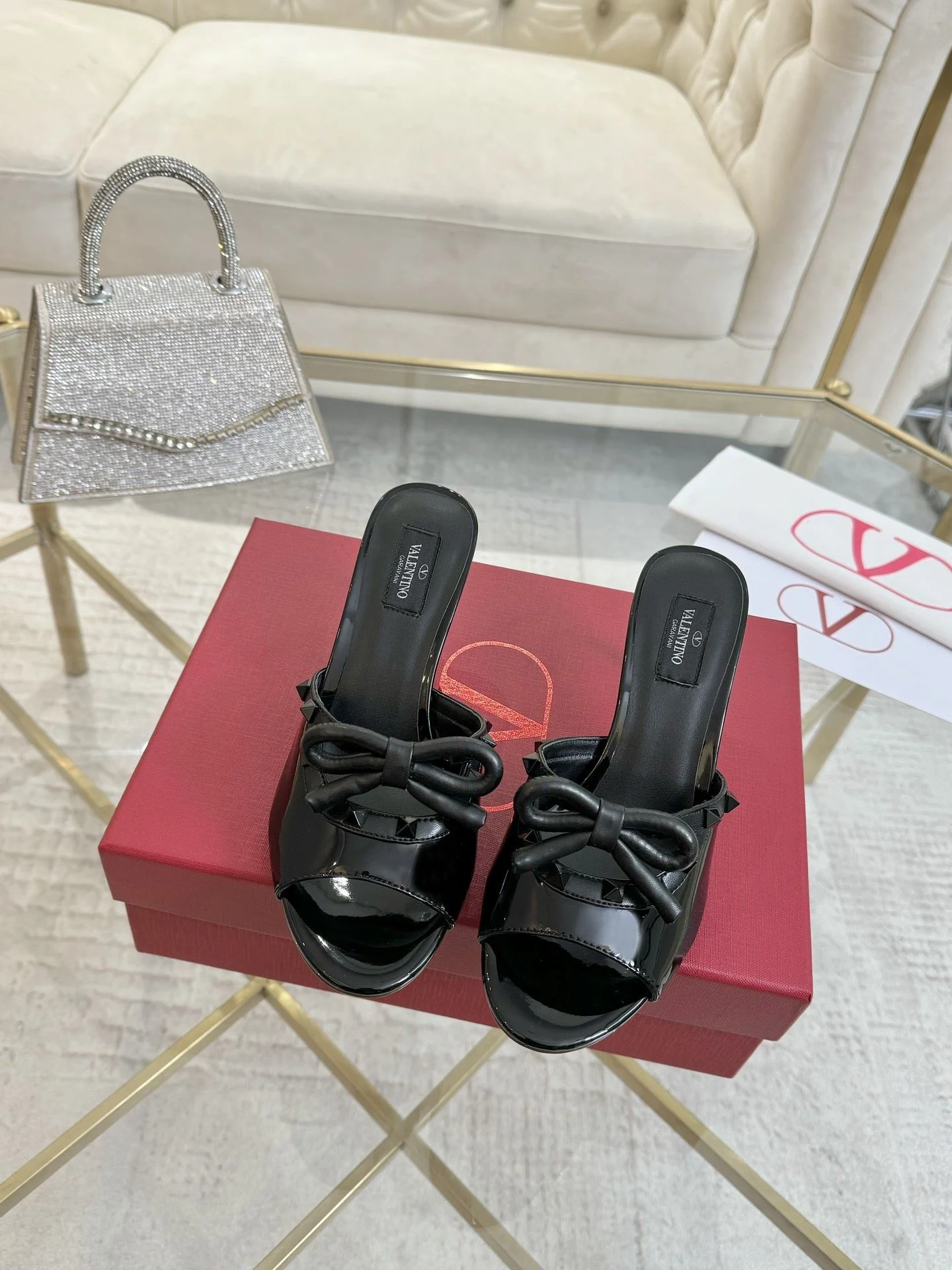 Valentino Slippers Tailored 35914