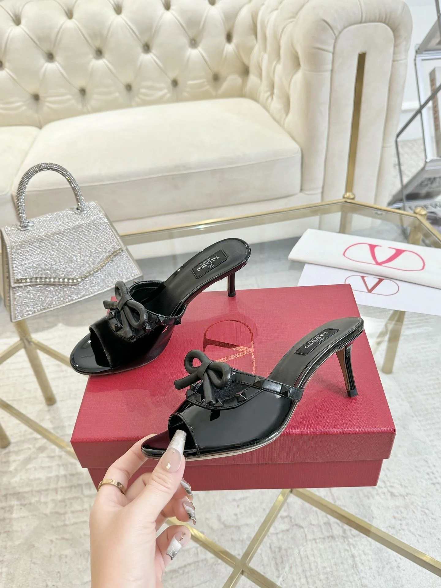 Valentino Slippers Tailored 35914