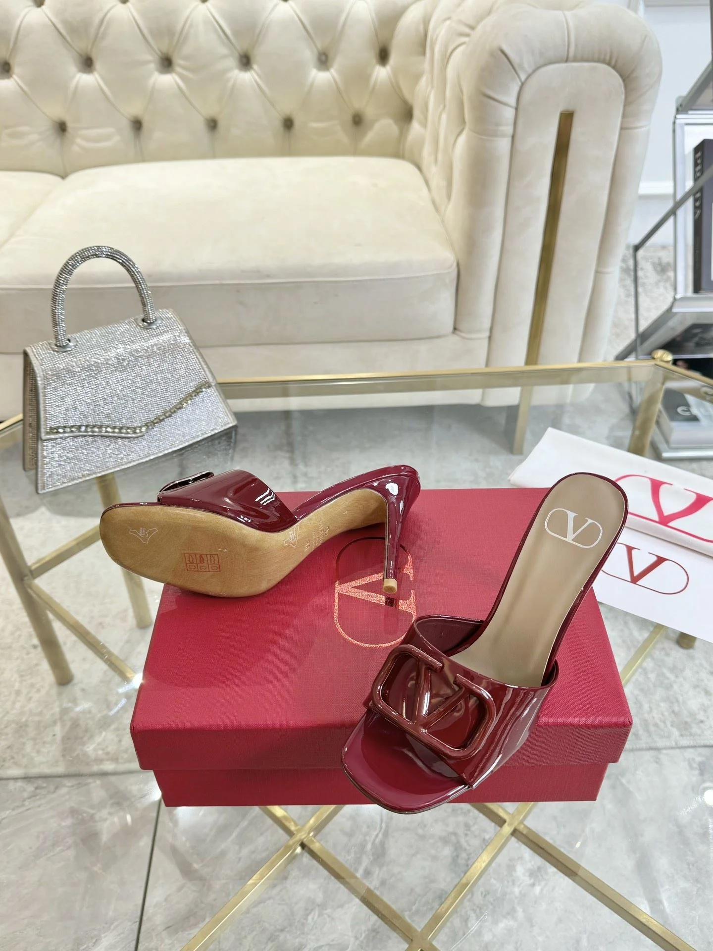 Tailored Valentino Slippers 35890