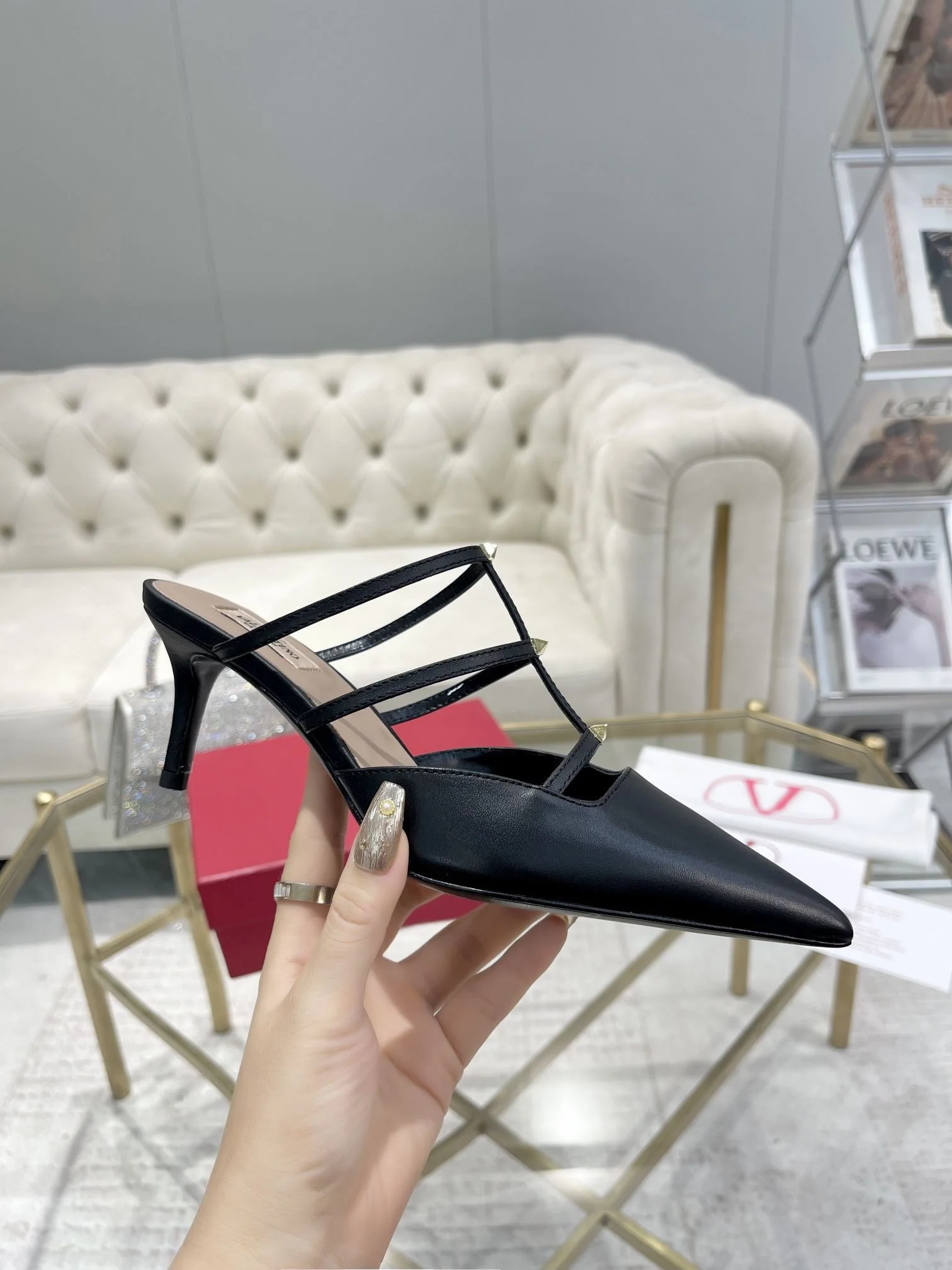 Valentino Slippers Tailored 35905