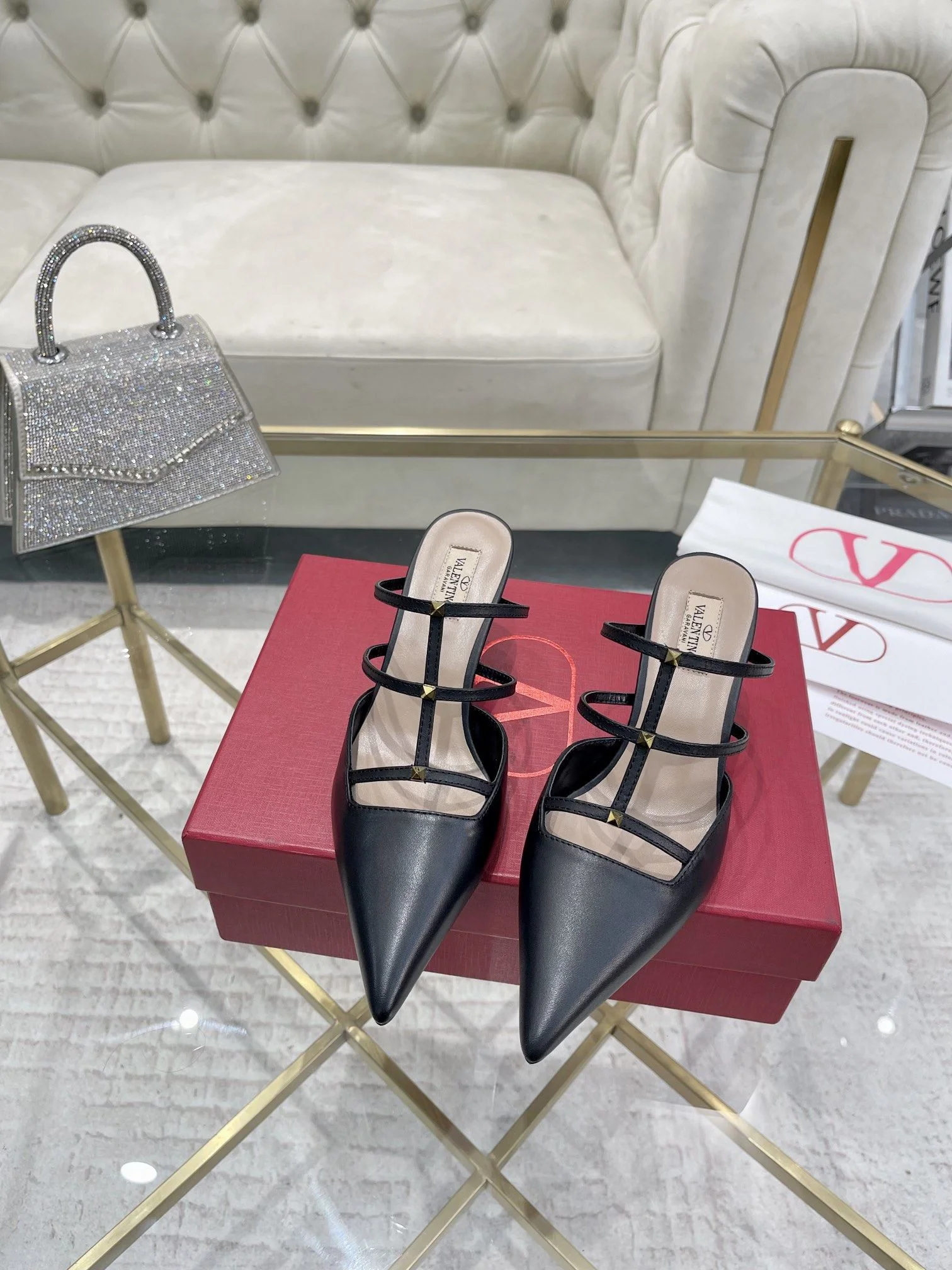 Valentino Slippers Tailored 35905