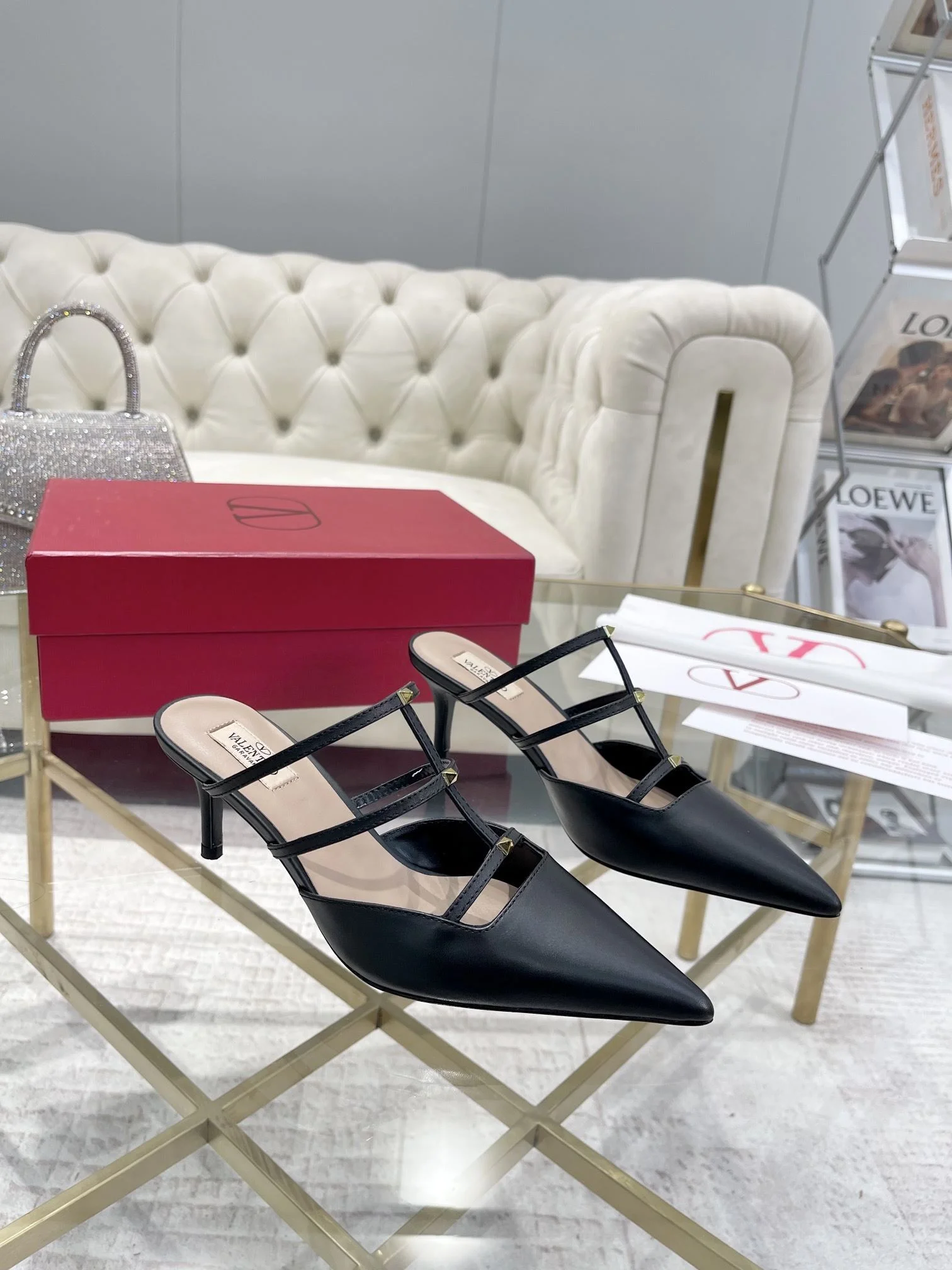 Valentino Slippers Tailored 35905