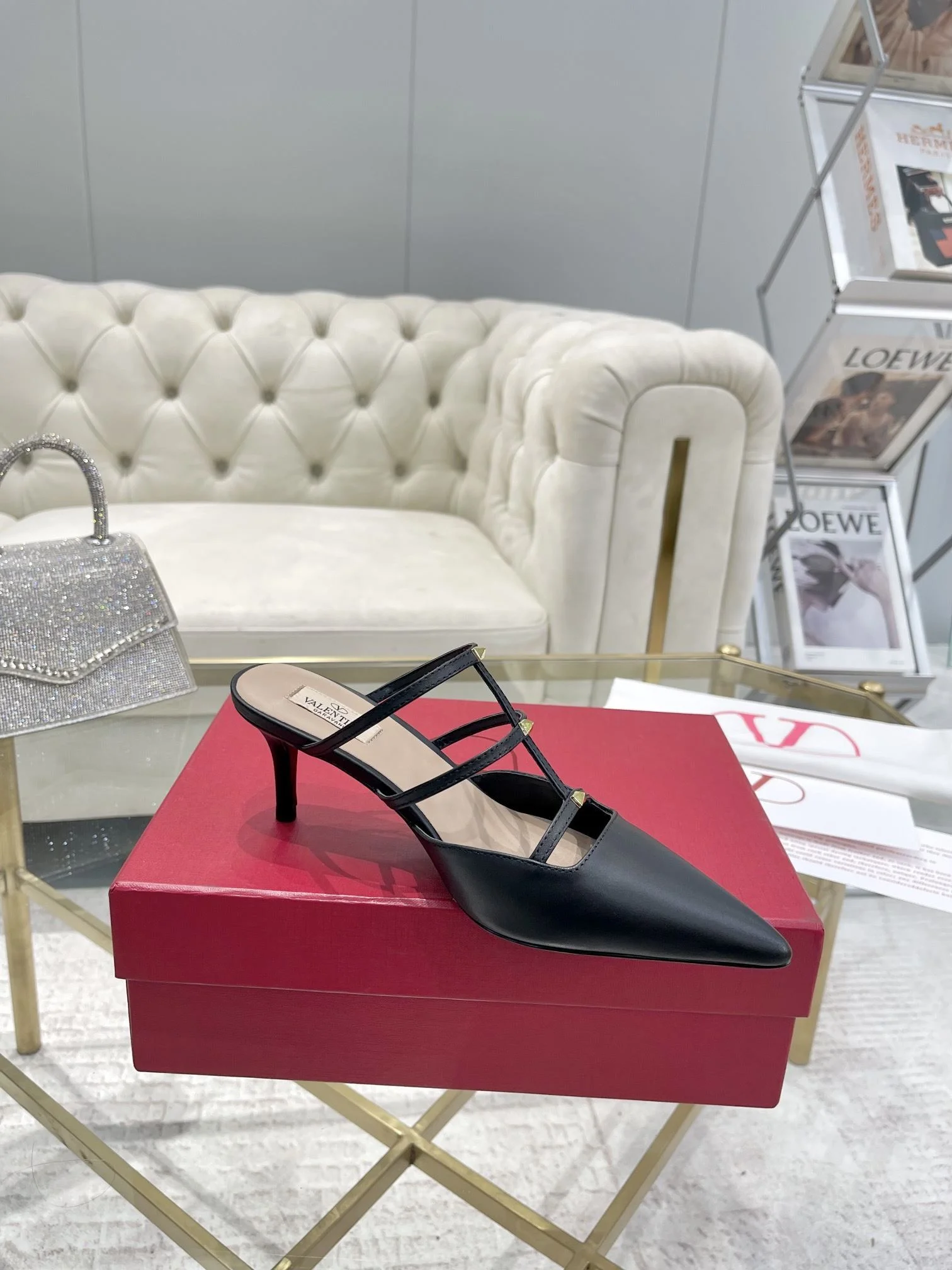 Valentino Slippers Tailored 35905