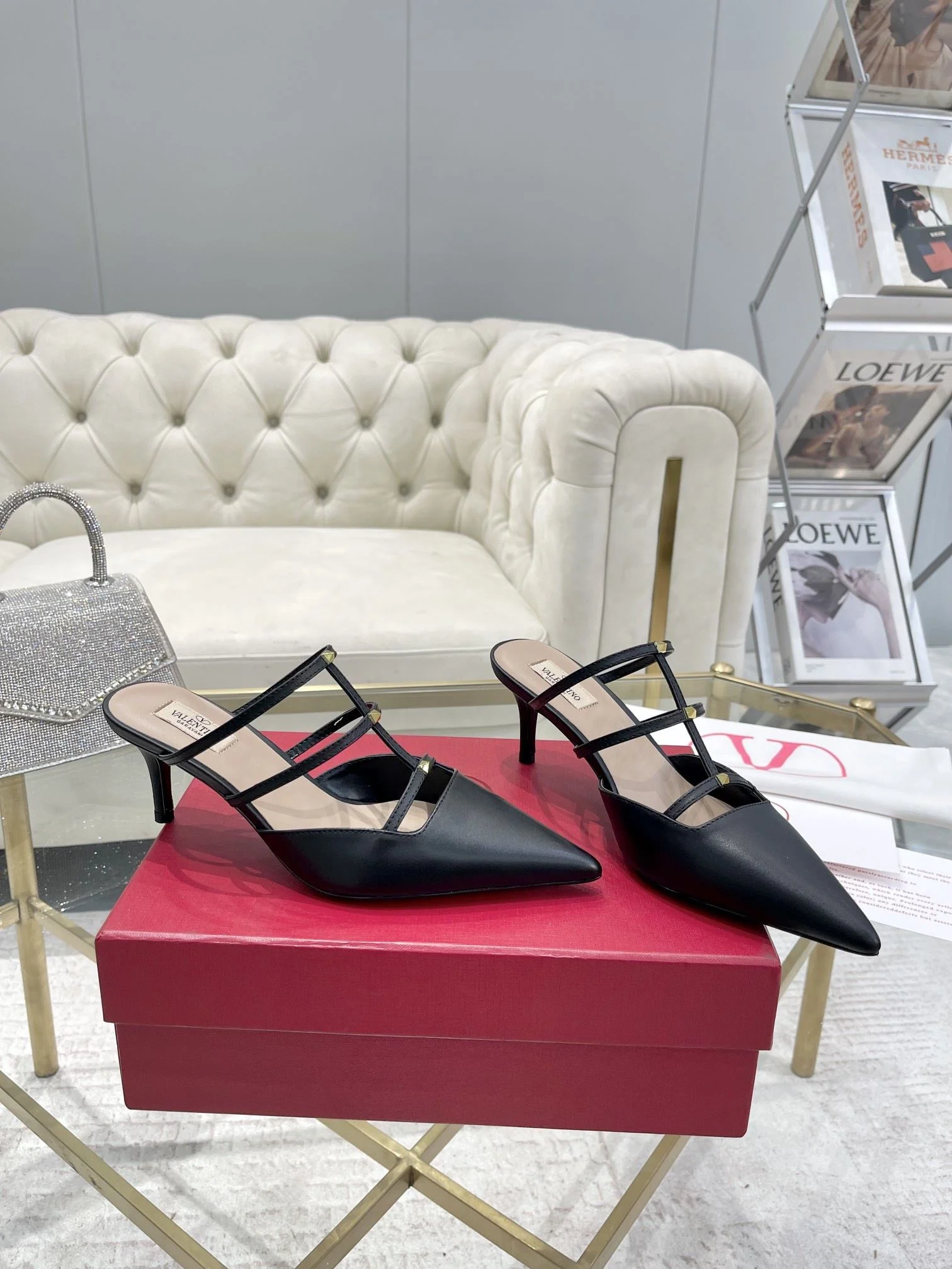 Valentino Slippers Tailored 35905