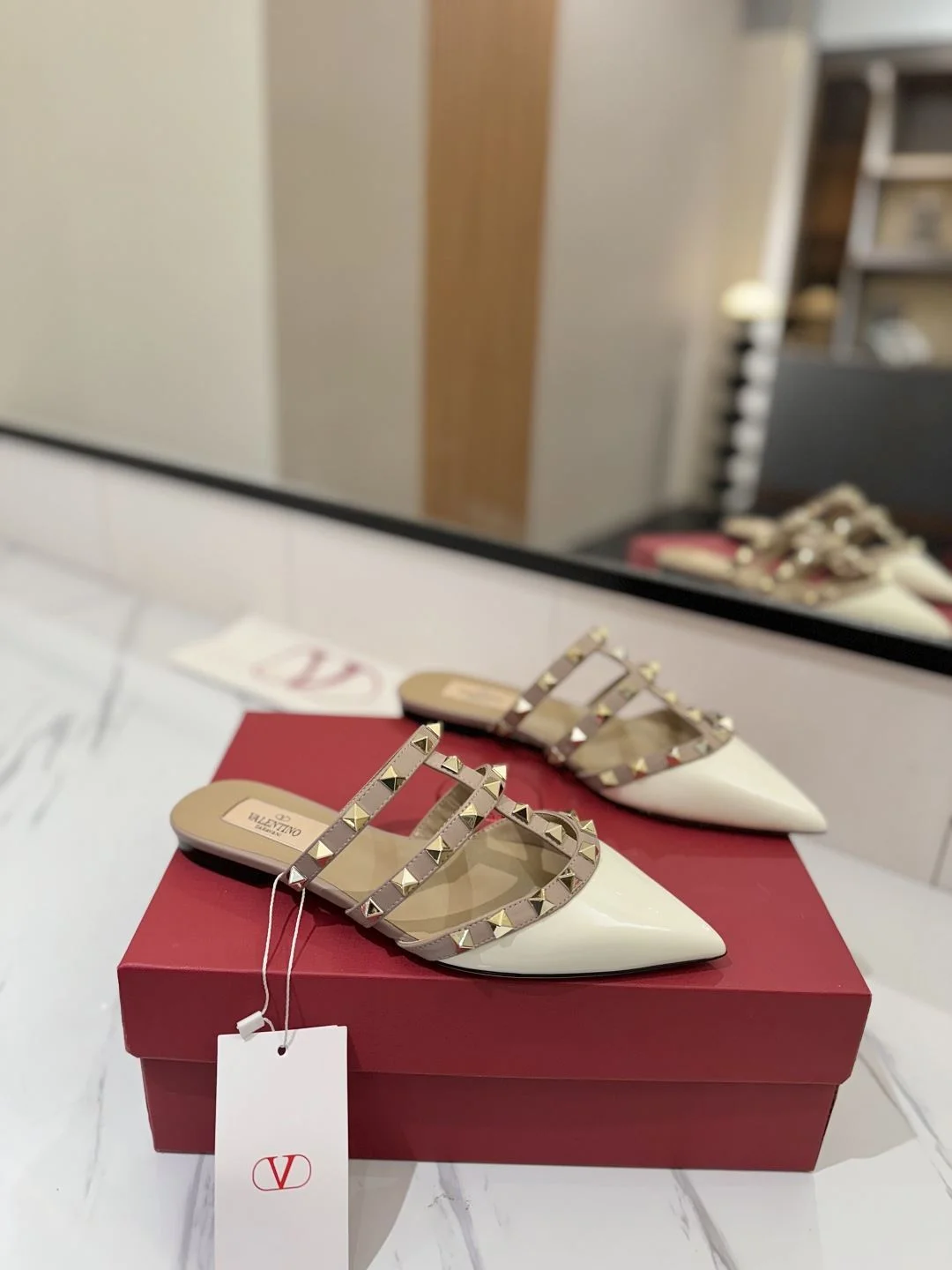 Effortless Valentino Slippers 35897