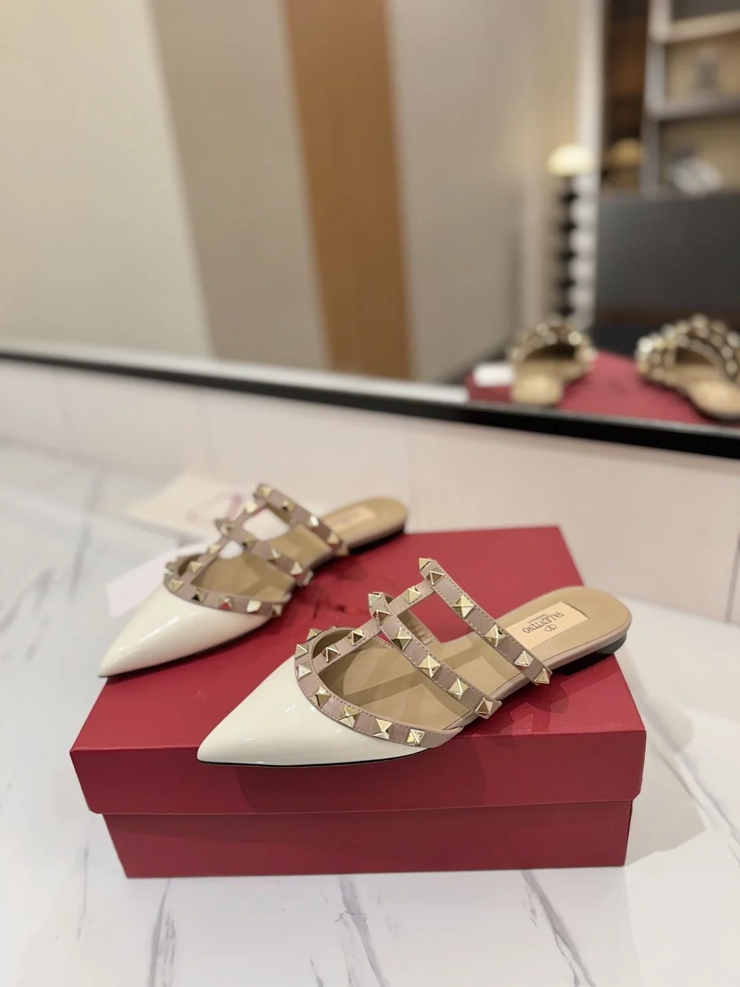Effortless Valentino Slippers 35897