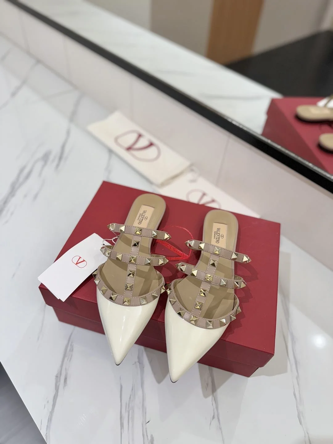 Effortless Valentino Slippers 35897