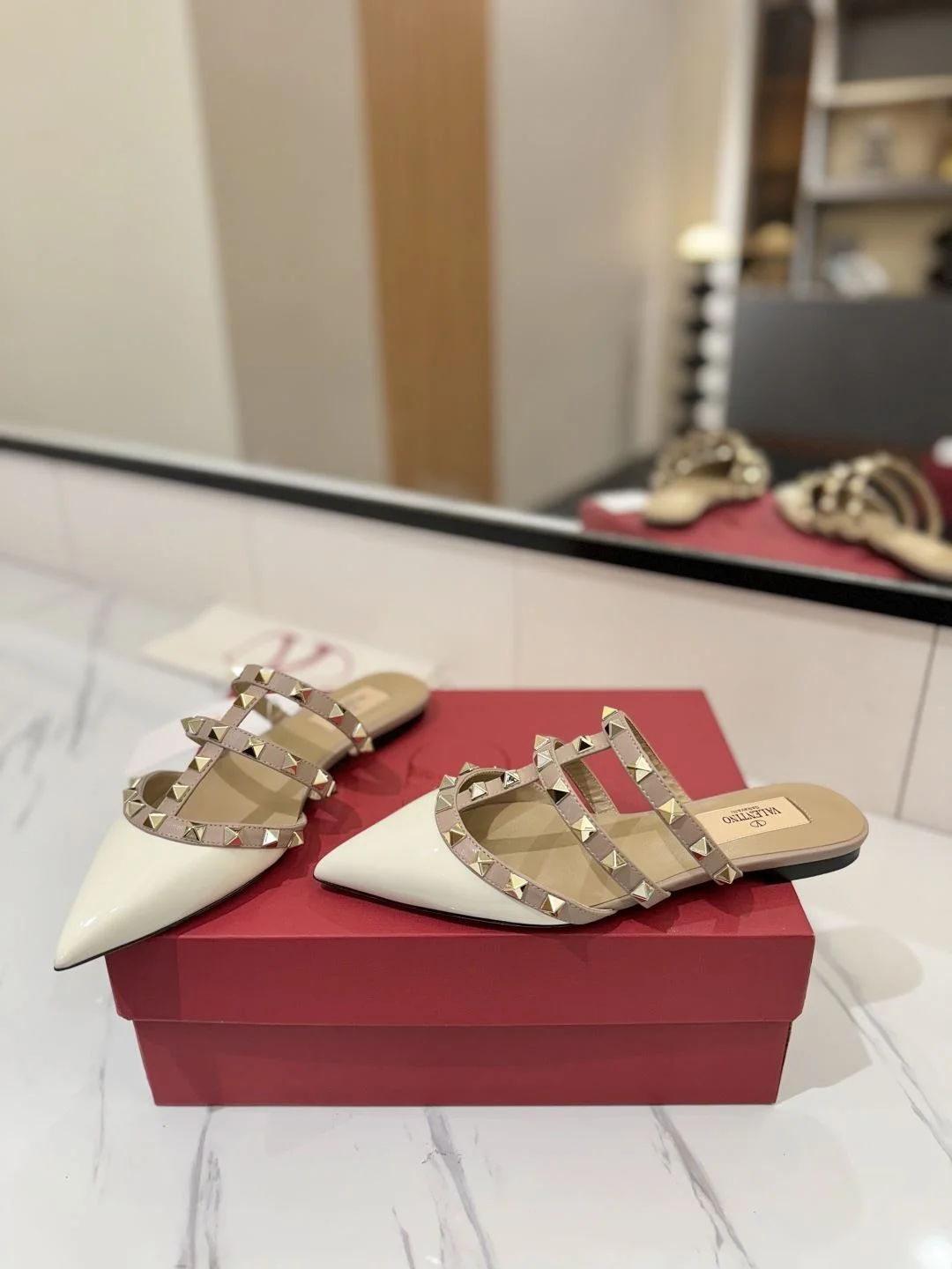Effortless Valentino Slippers 35897