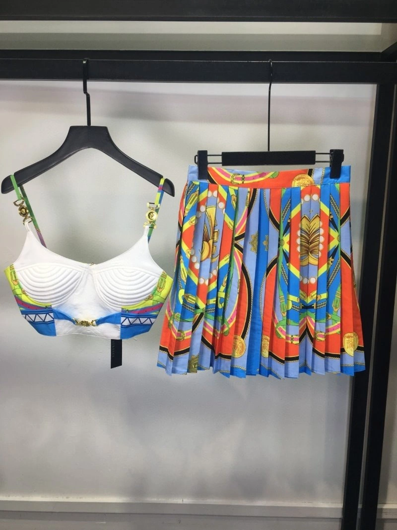 Colorful Versace Dress Suits 175049